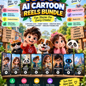 1000+ AI Cartoon Reels Bundle