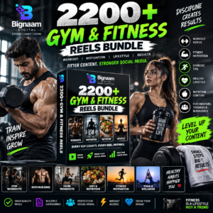 2200+ Gym & Fitness Reels Bundle