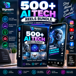 500+ AI Tech Reels Bundle