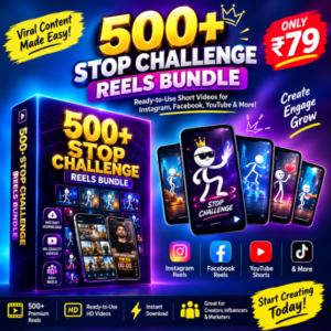 500+ Stop Challenge Reels Bundle
