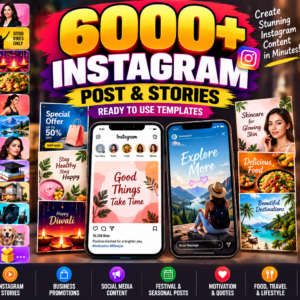 6000+ Instagram Template Bundle