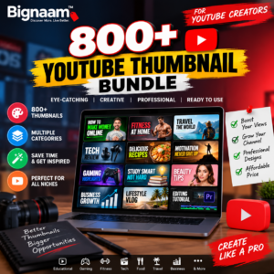 800+ YouTube Thumbnail Bundle