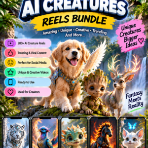 200+ AI Creatures Reels Bundle