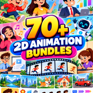 70+ 2D Animation Bundles