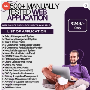 500+ Web Application Bundle – Source Code Collection