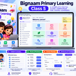 Bignaam Primary Learning – Class 5 Educational Software